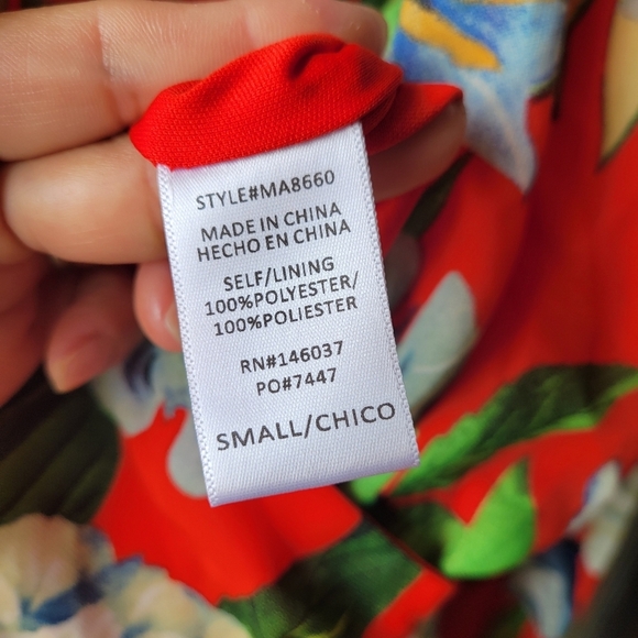 NWT Fashion Nova Orange Floral Small Long Sleeve Elastic Waist V Neck Romper - Picture 4 of 13